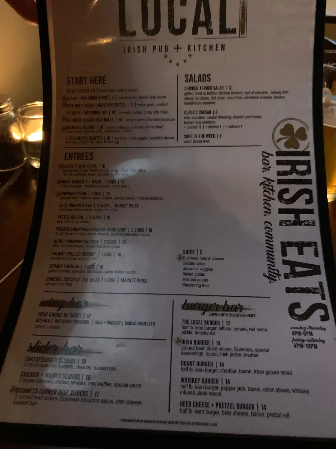 Menu 6