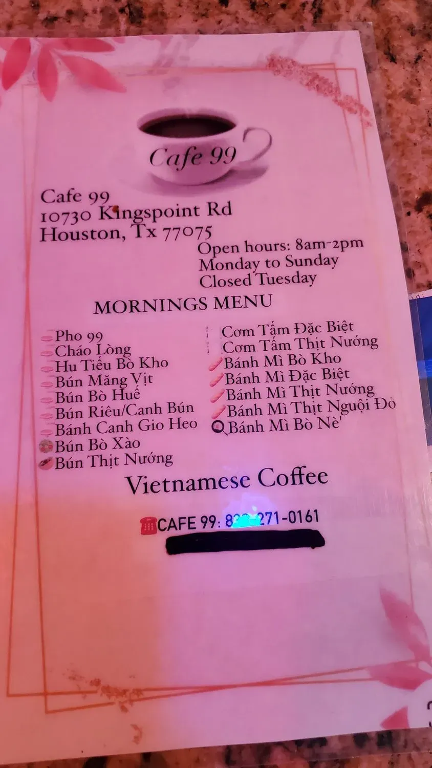 Menu 4