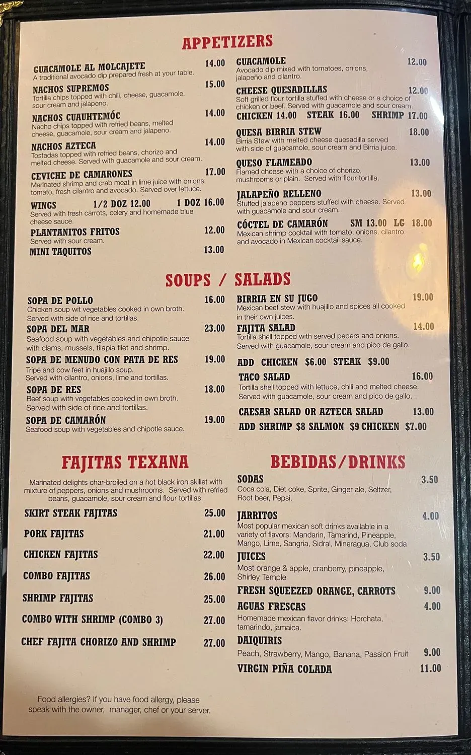 Menu 3