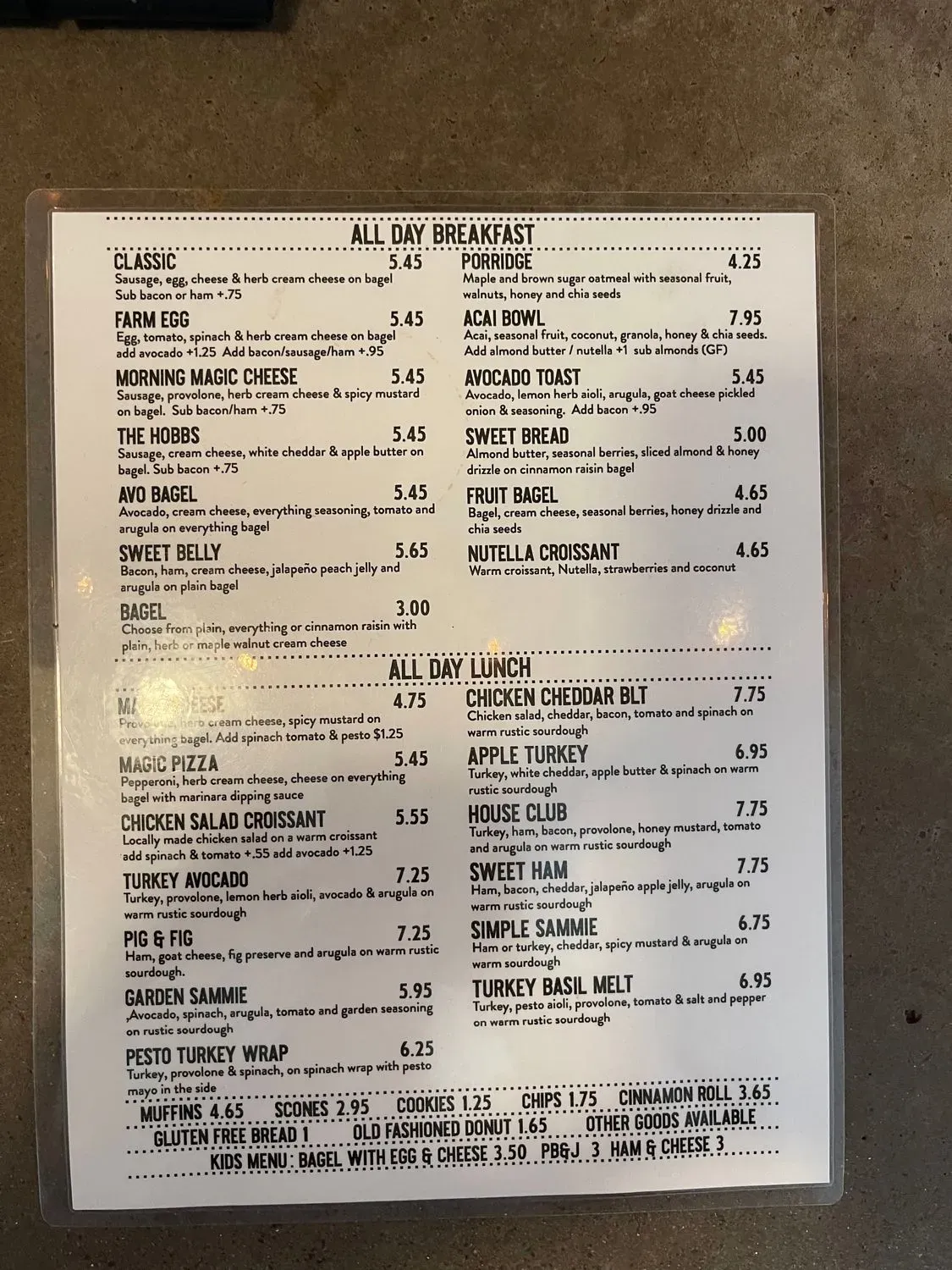 Menu 3