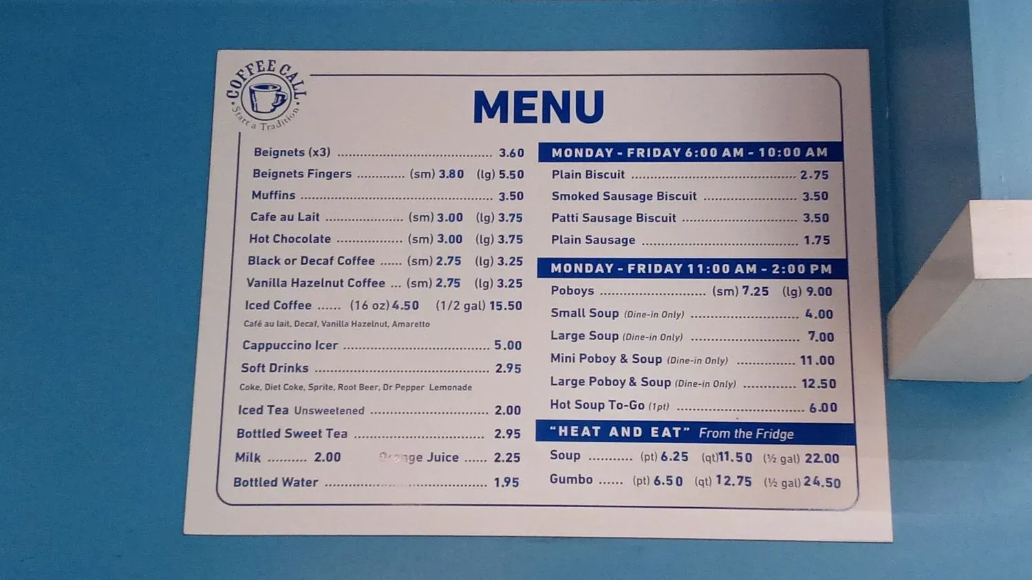 Menu 4