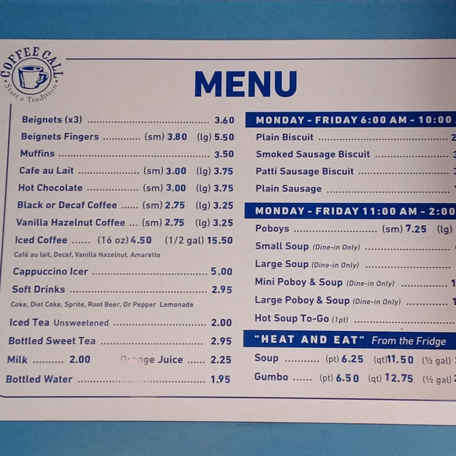 Menu 3