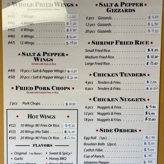 John s Seafood Menu Beaumont TX Checkle