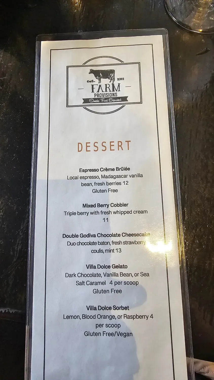 Menu 6