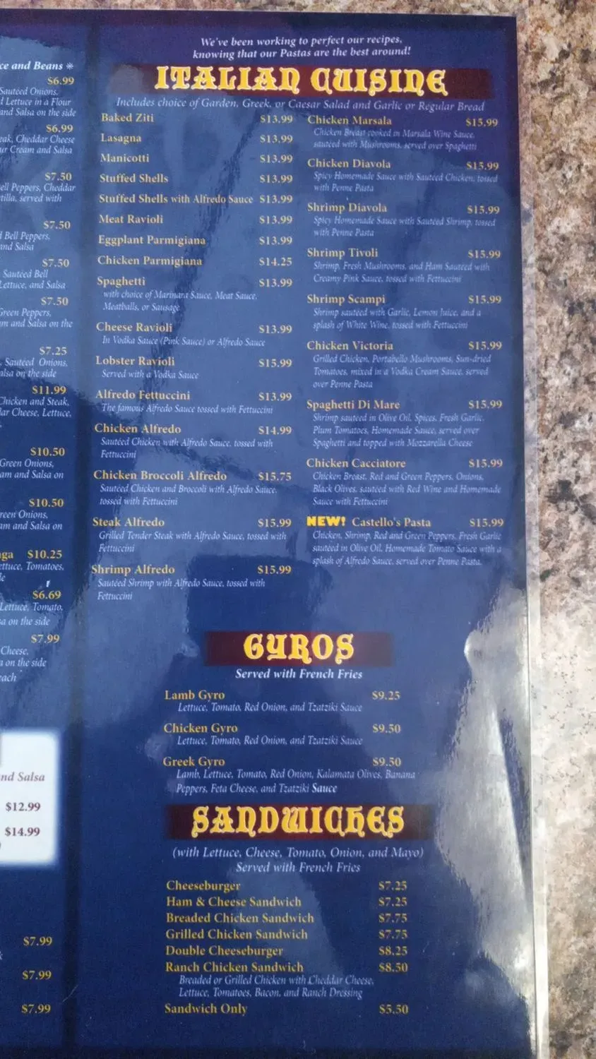 Menu 4