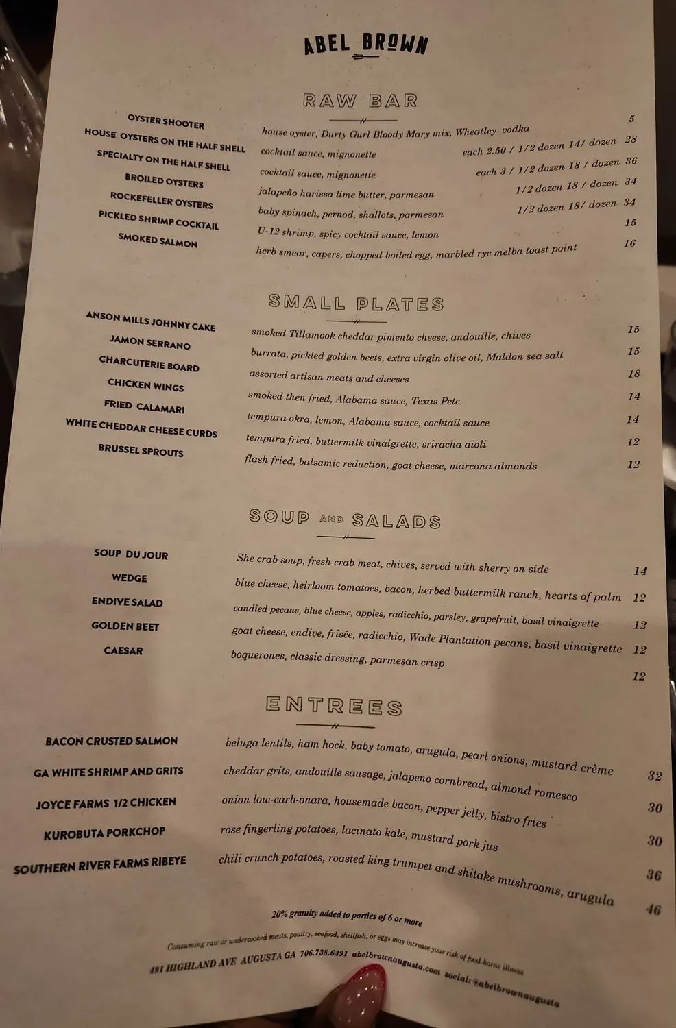 Menu 2