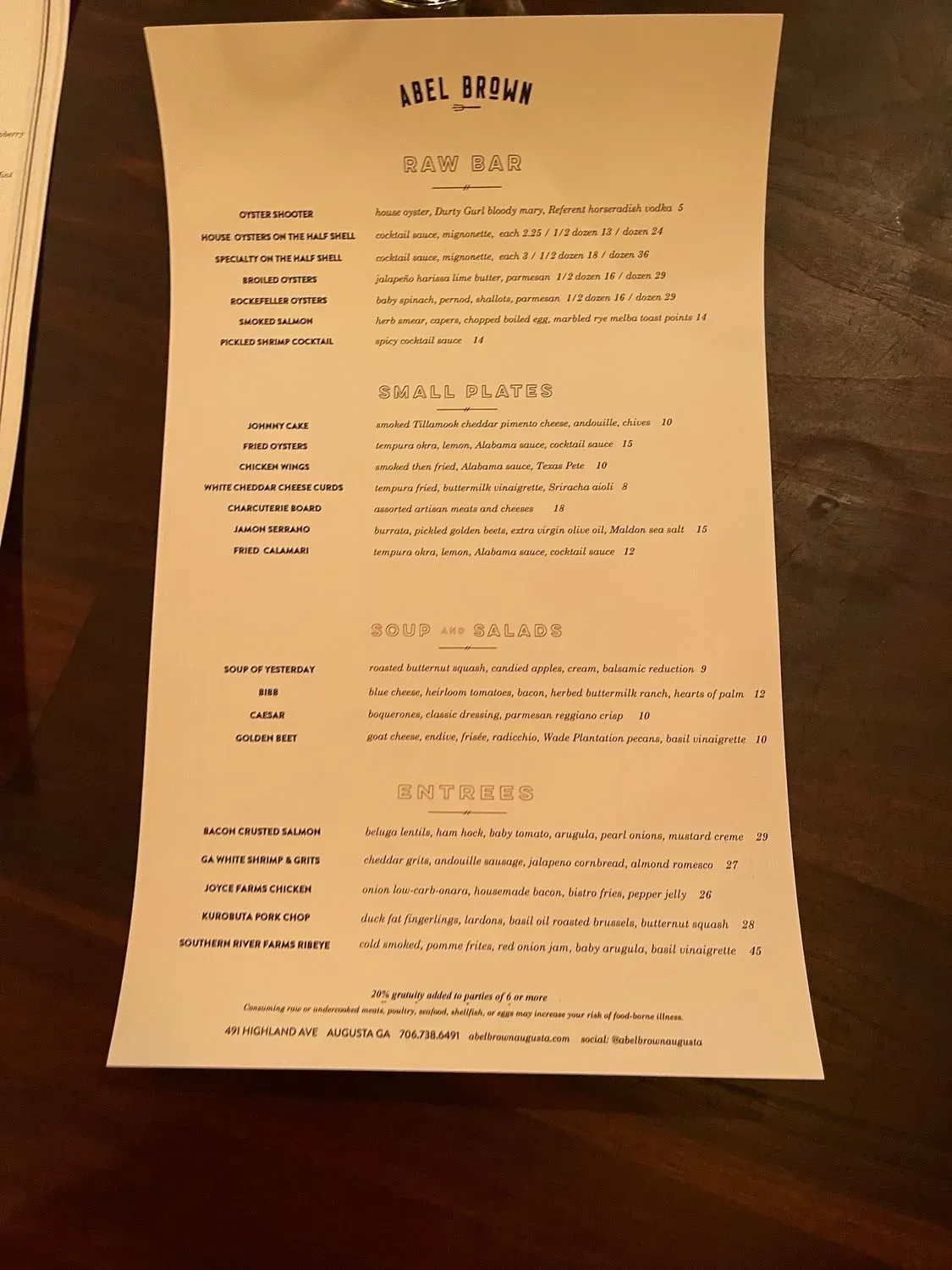 Menu 4