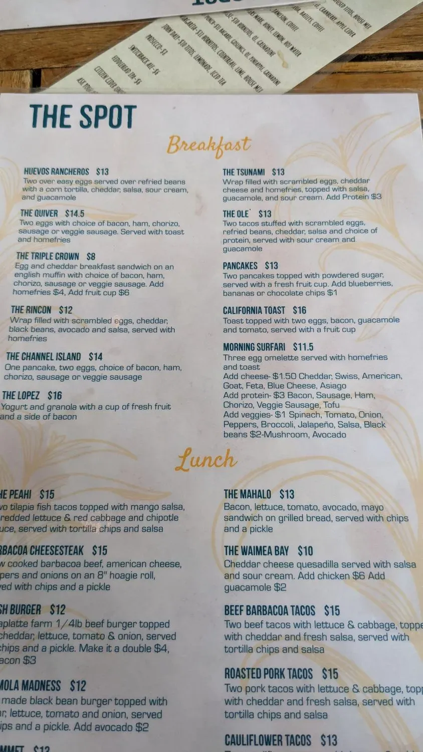 Menu 4