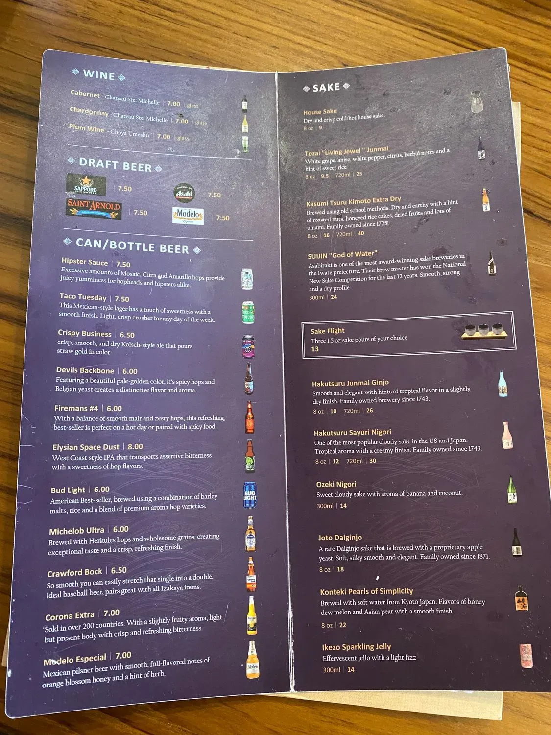 Menu 2