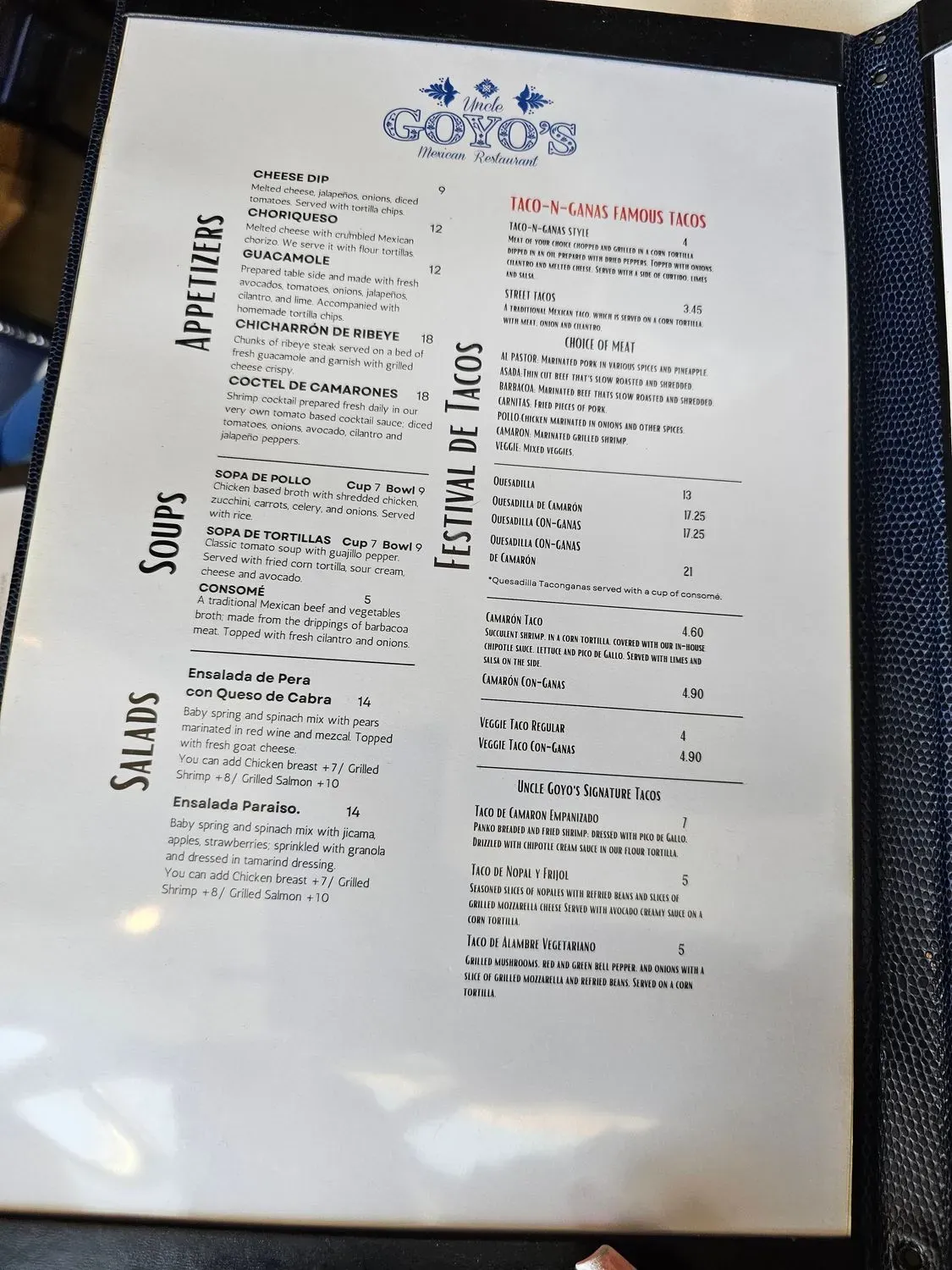 Menu 6