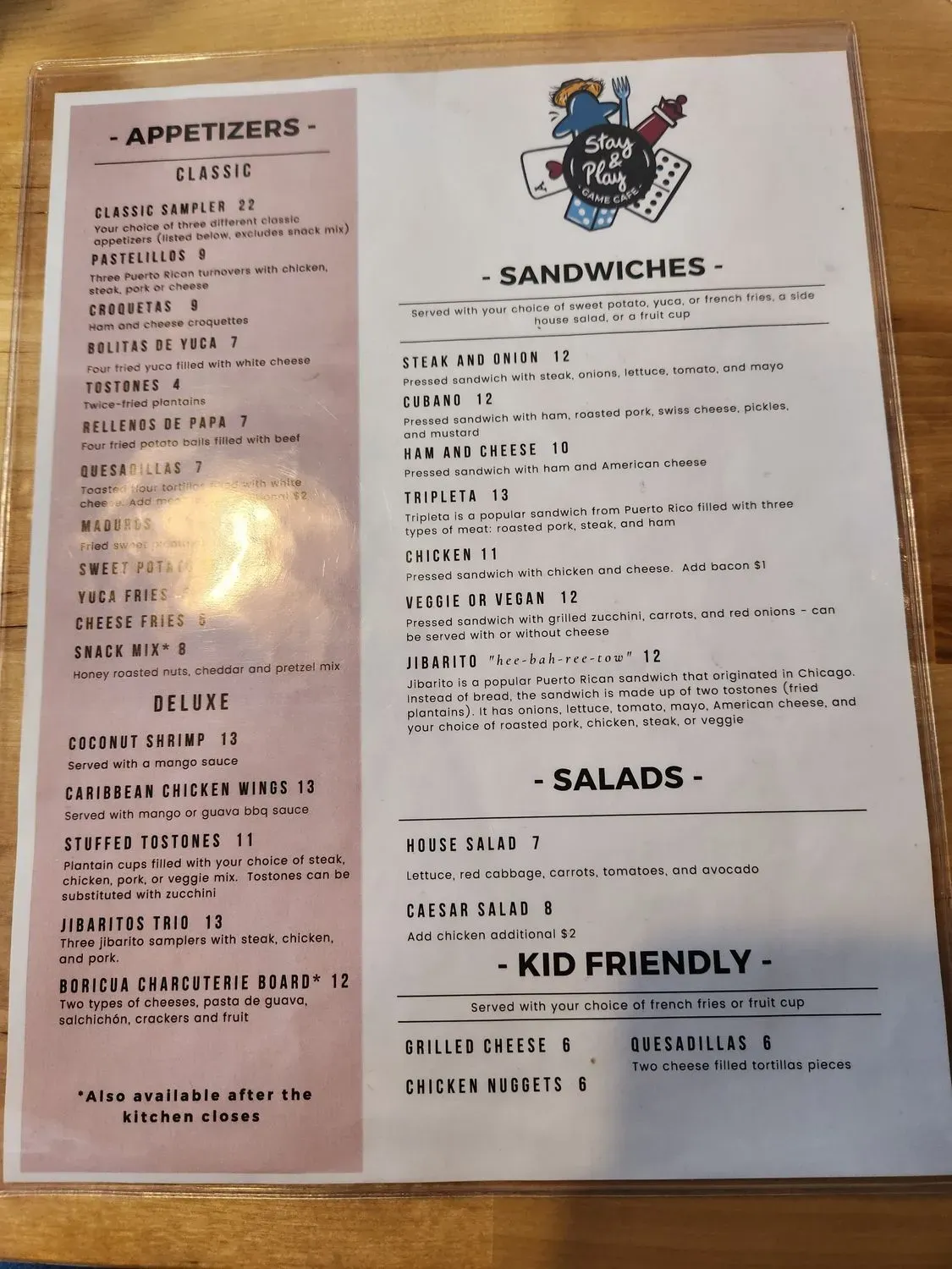 Menu 4