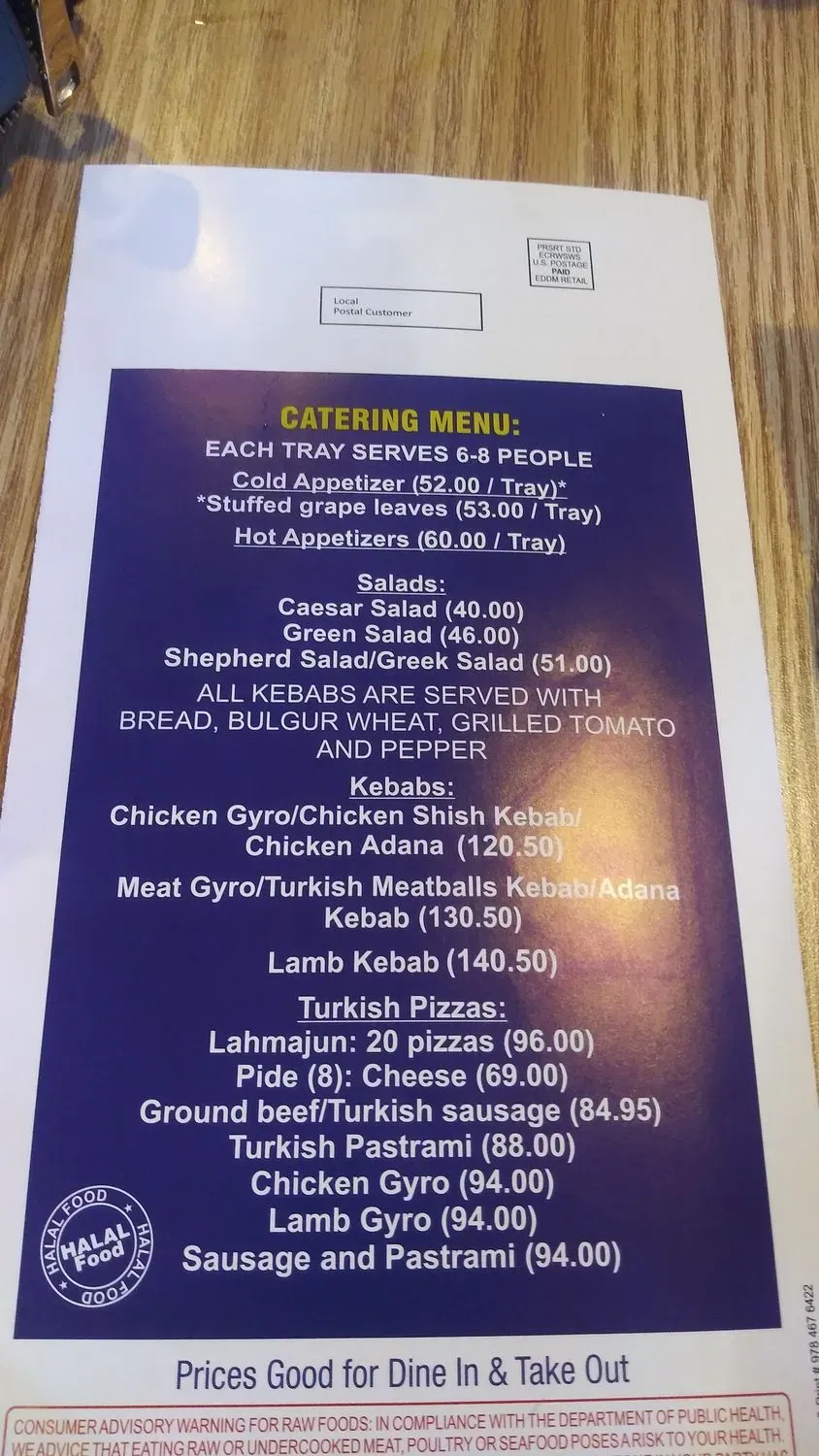 Menu 5