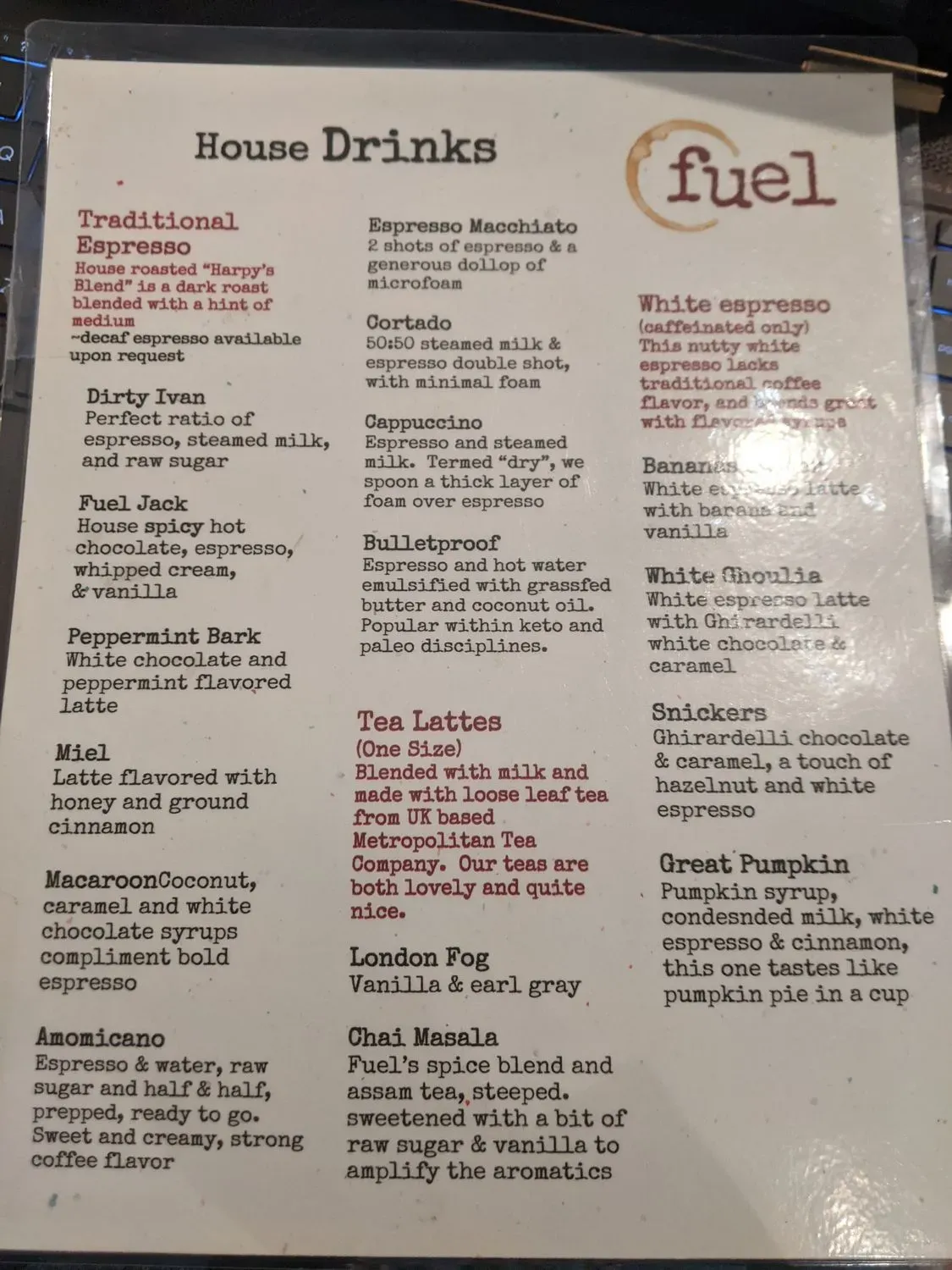 Menu 2