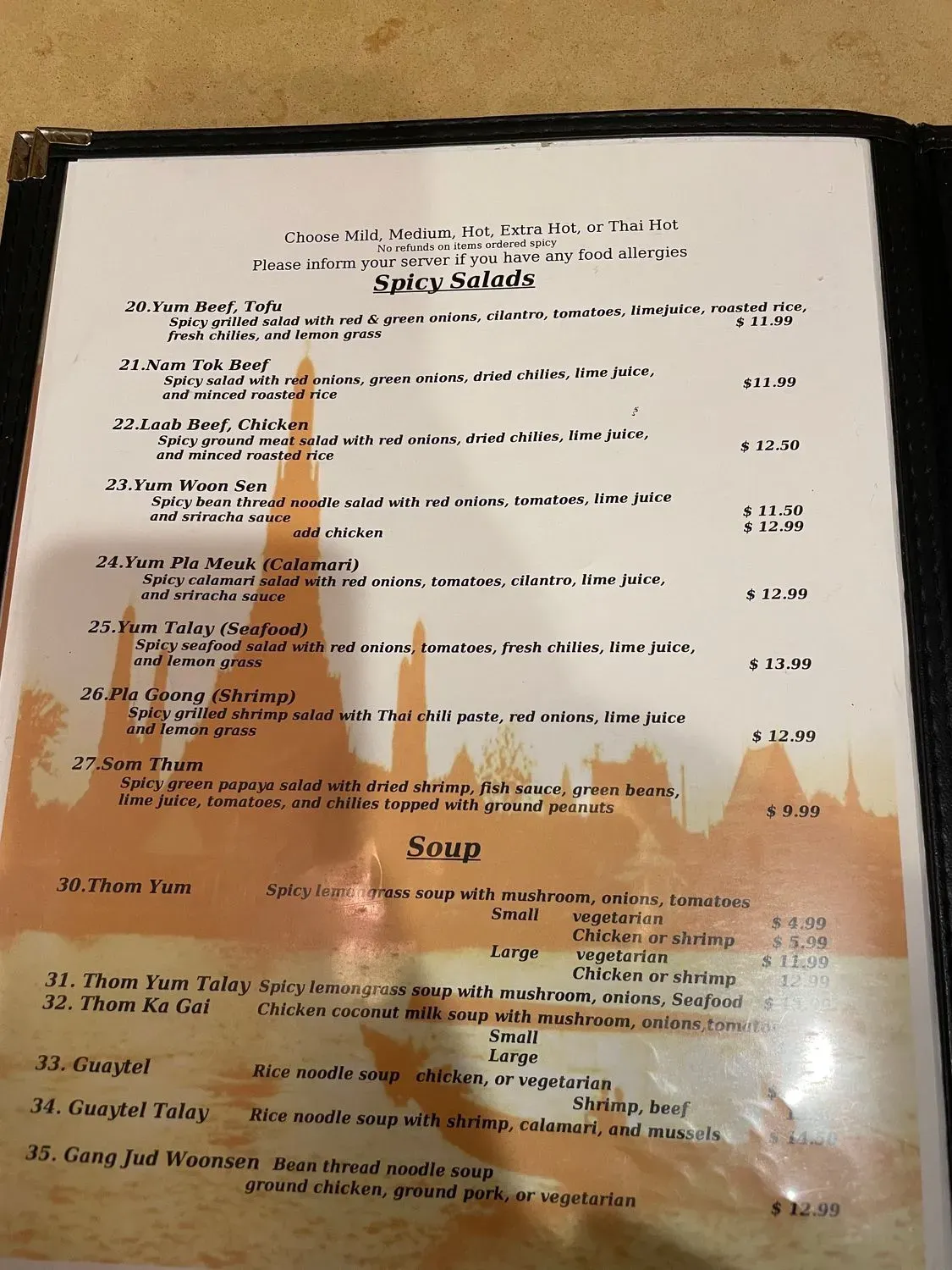 Menu 6