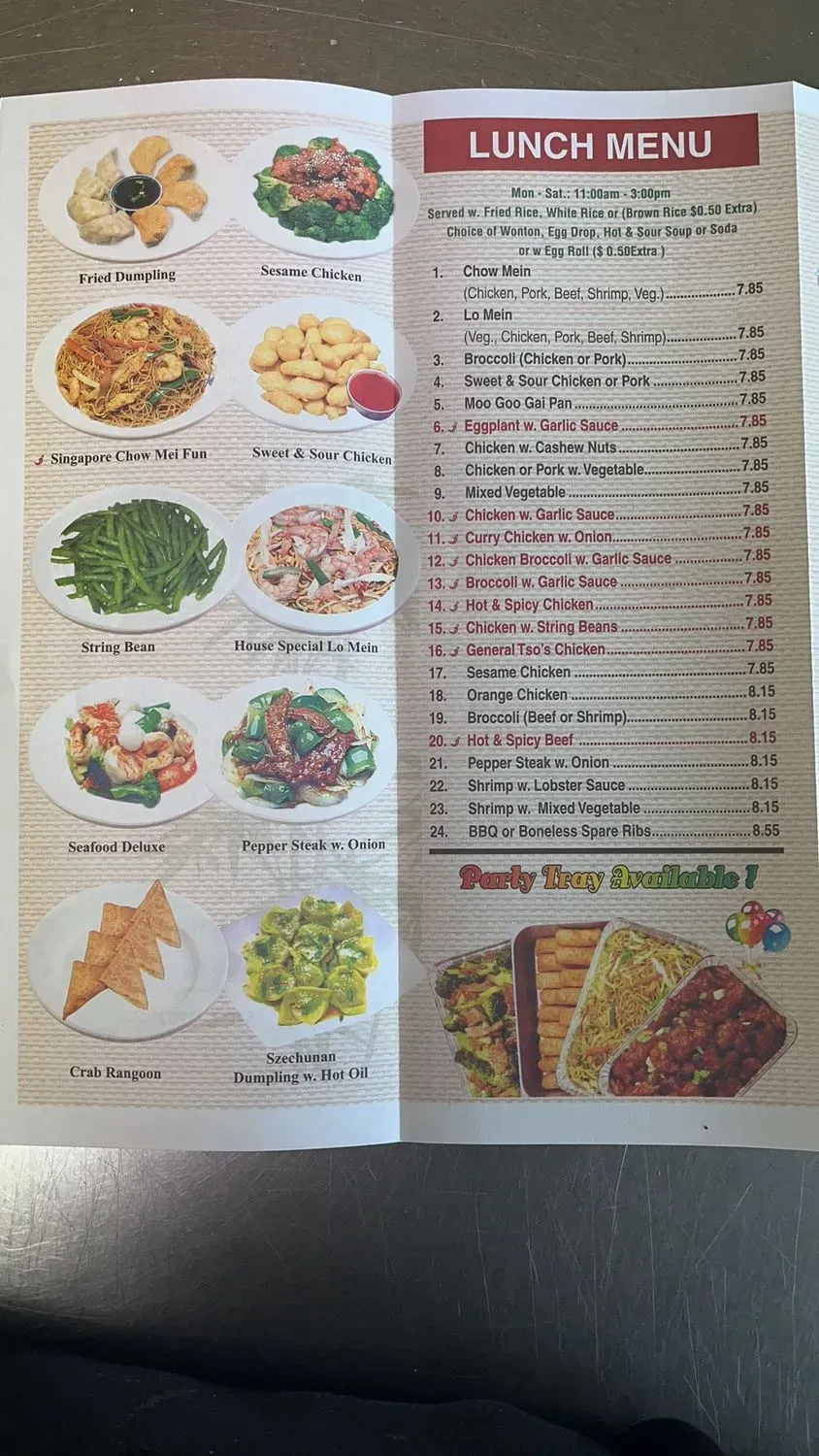 Menu 4