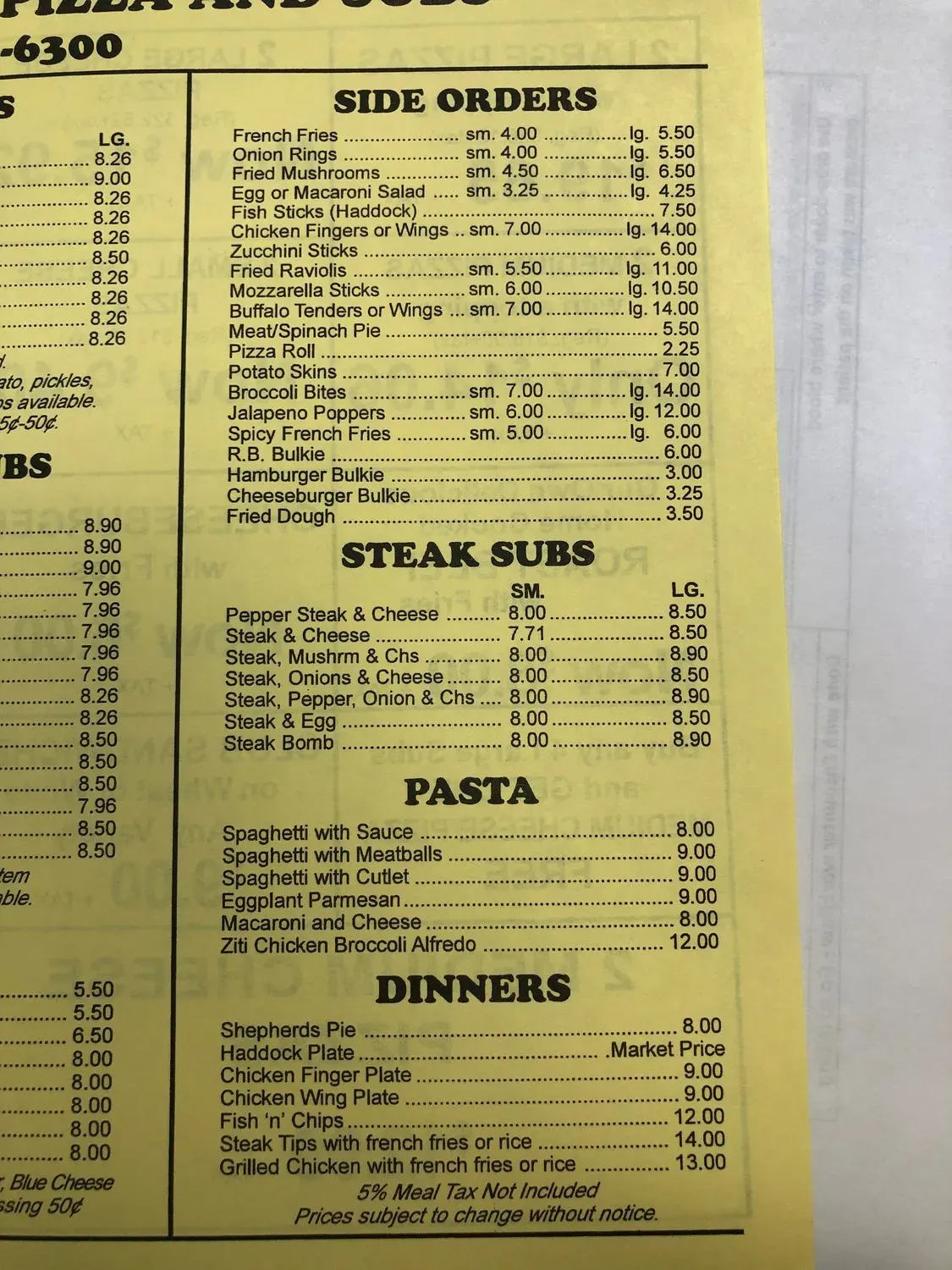 Menu 3