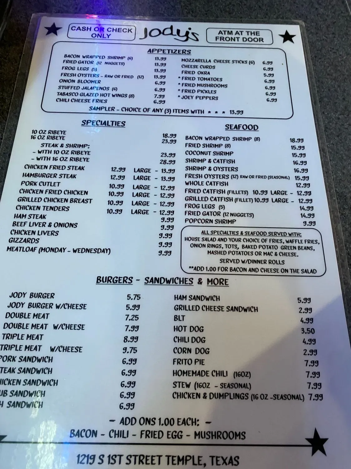 Menu 4