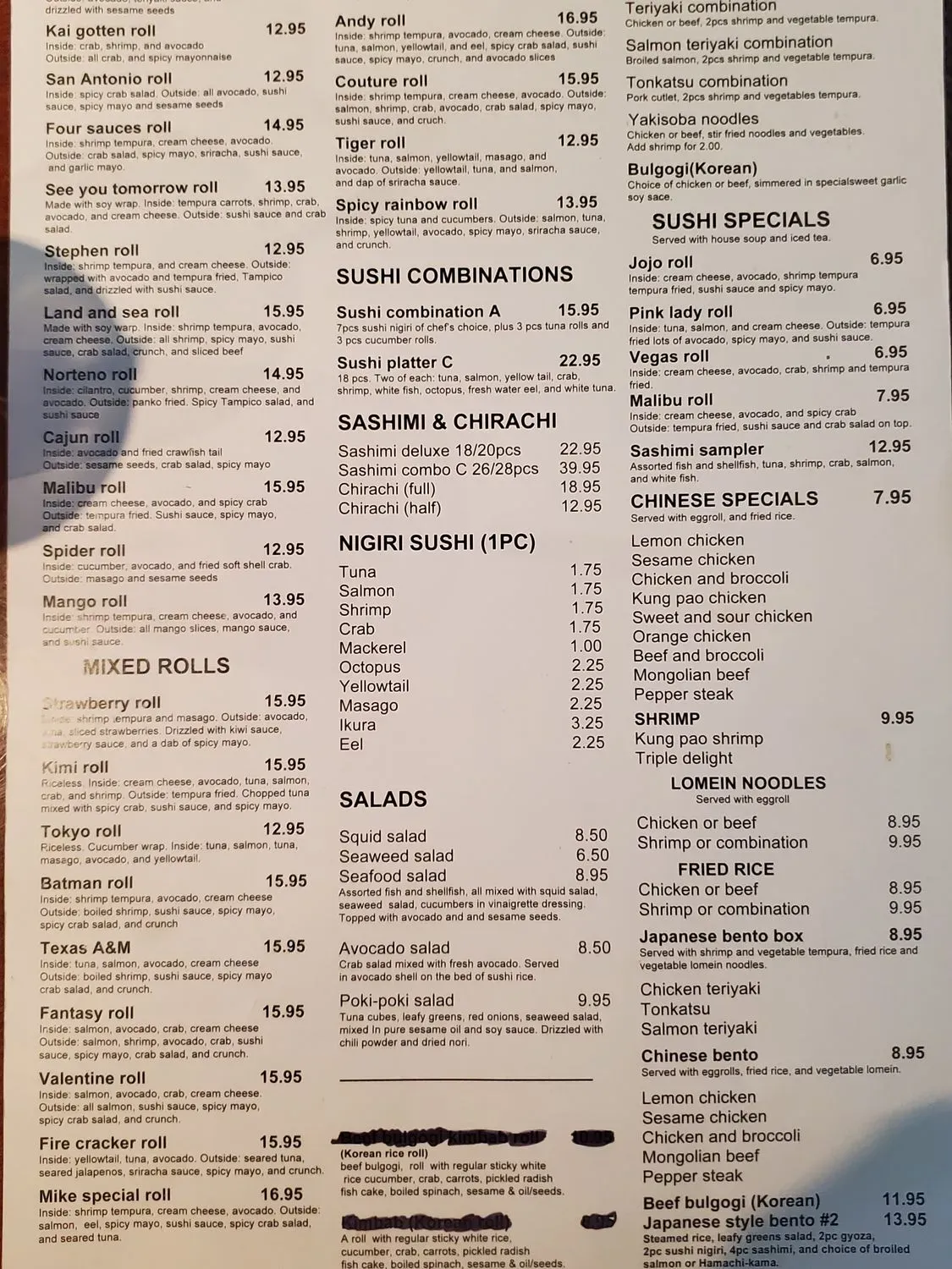 Menu 4