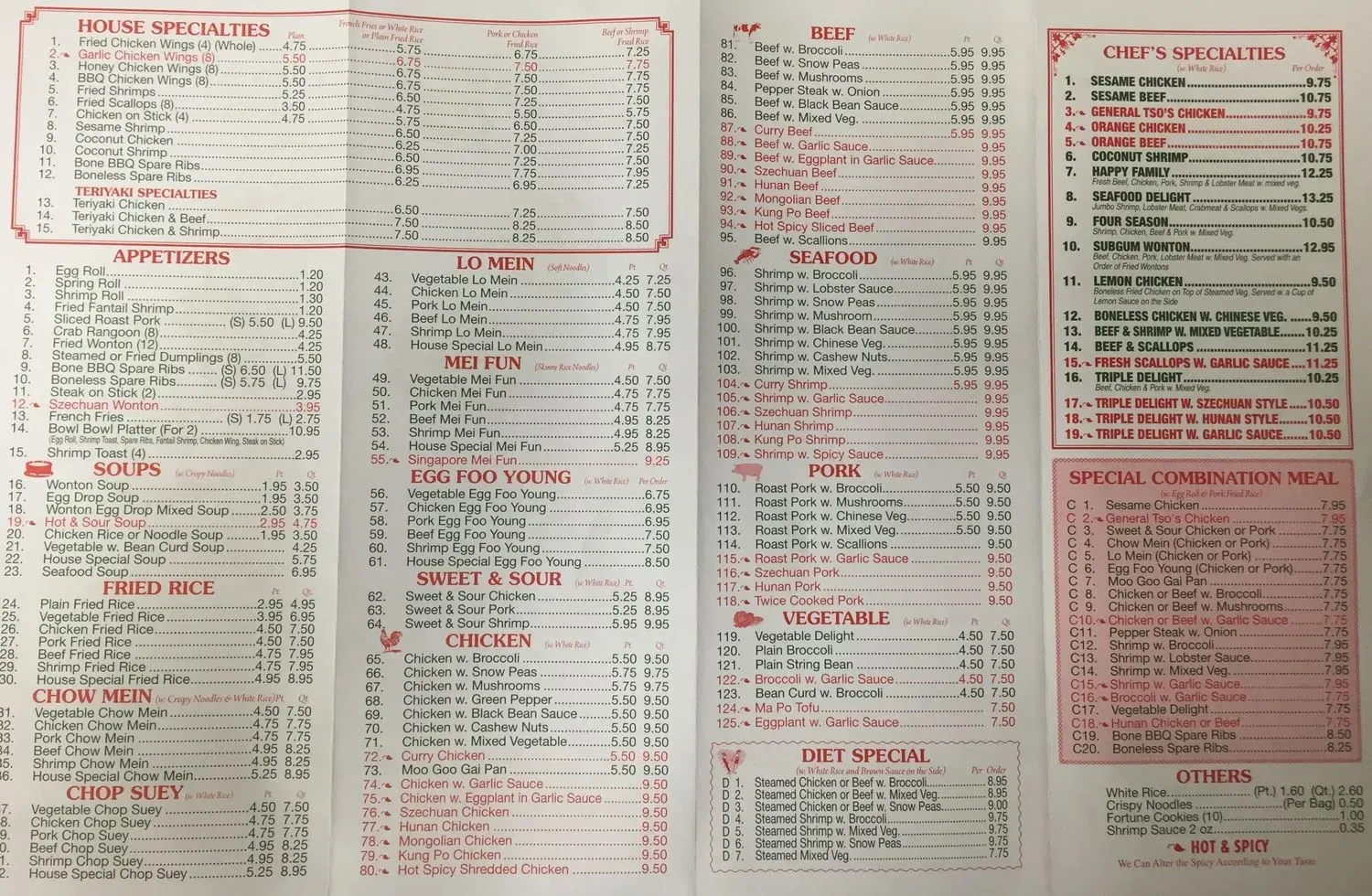 Menu 2