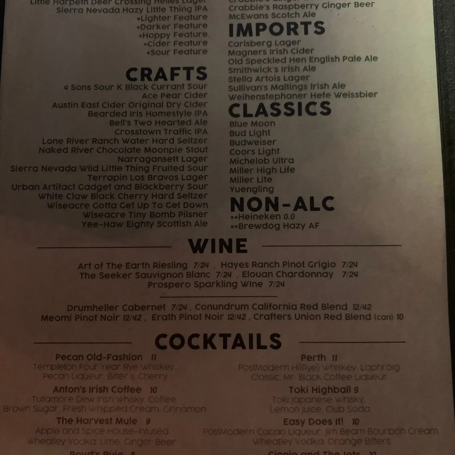 Menu 2