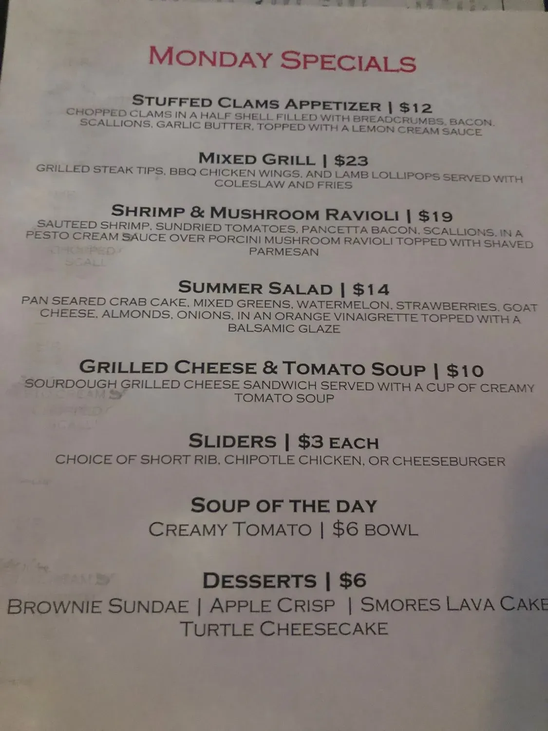 Menu 3