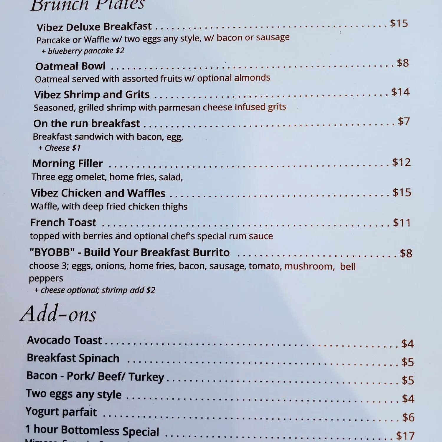 Menu 3