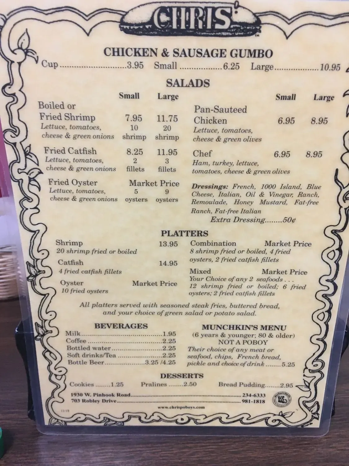 Menu 6