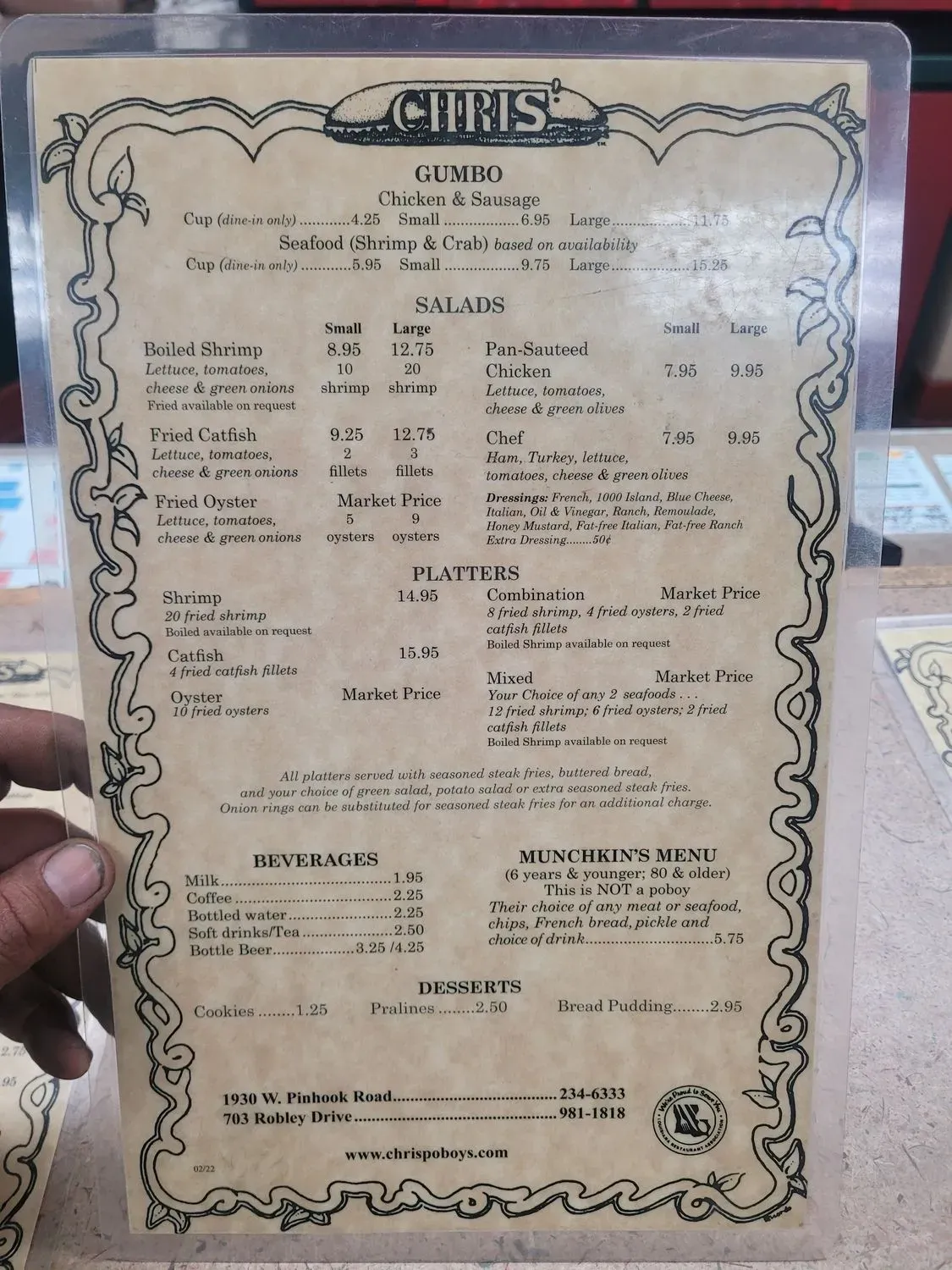 Menu 4