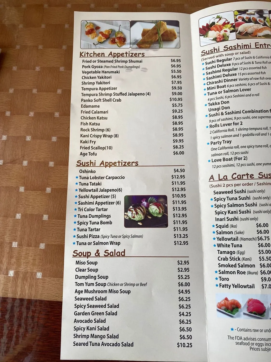 Menu 5