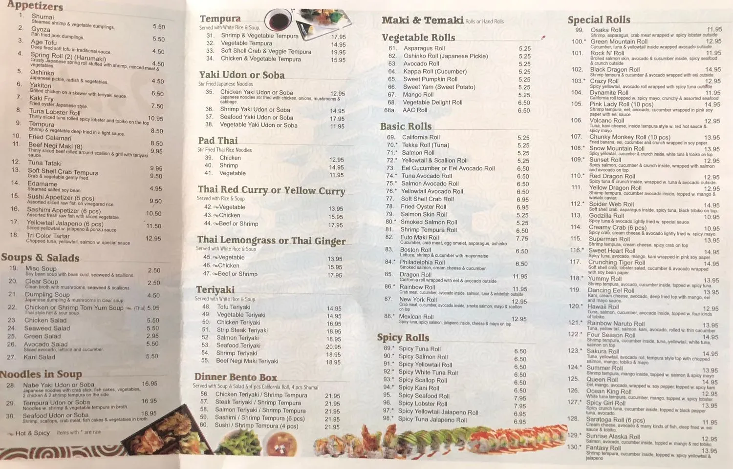 Menu 4