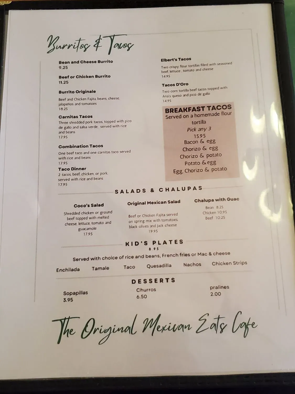 Menu 3