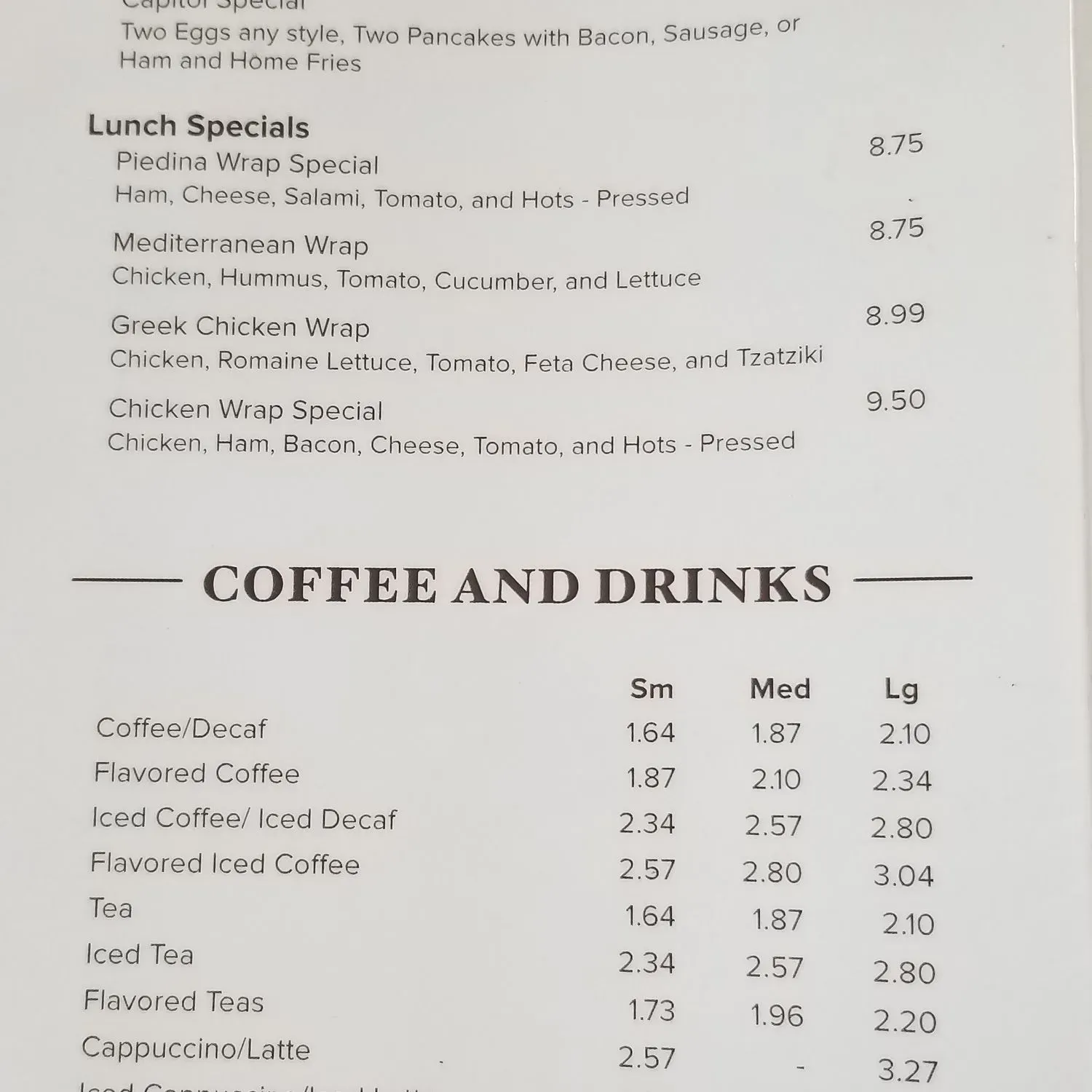 Menu 3