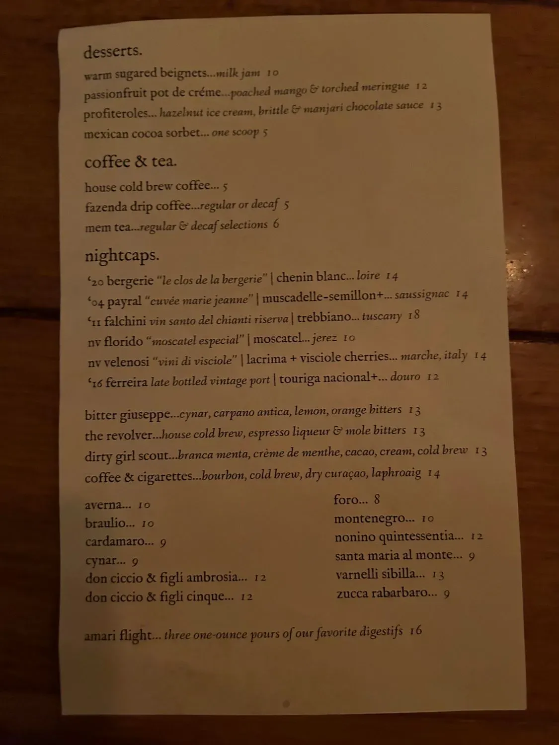 Menu 3