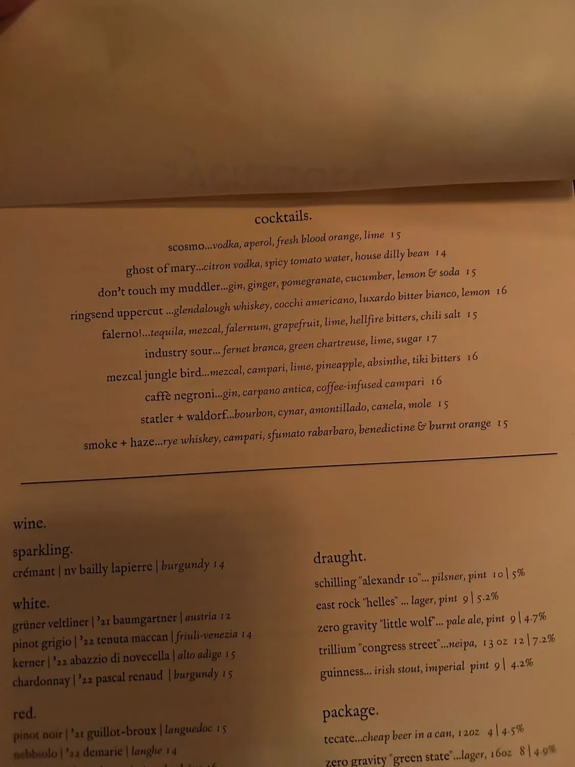 Menu 6