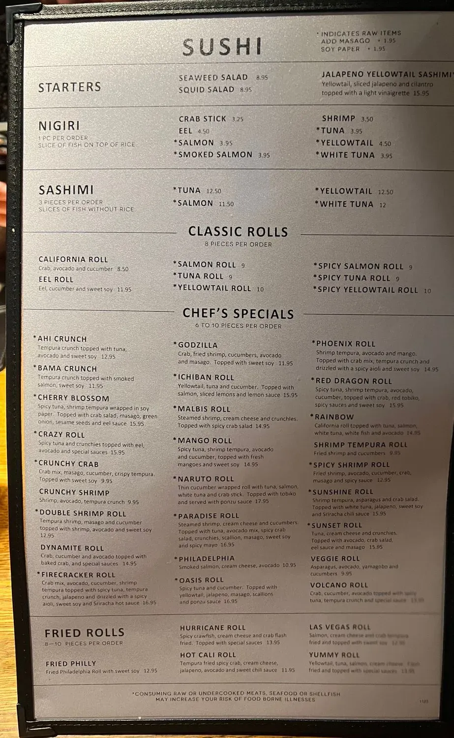 Menu 6