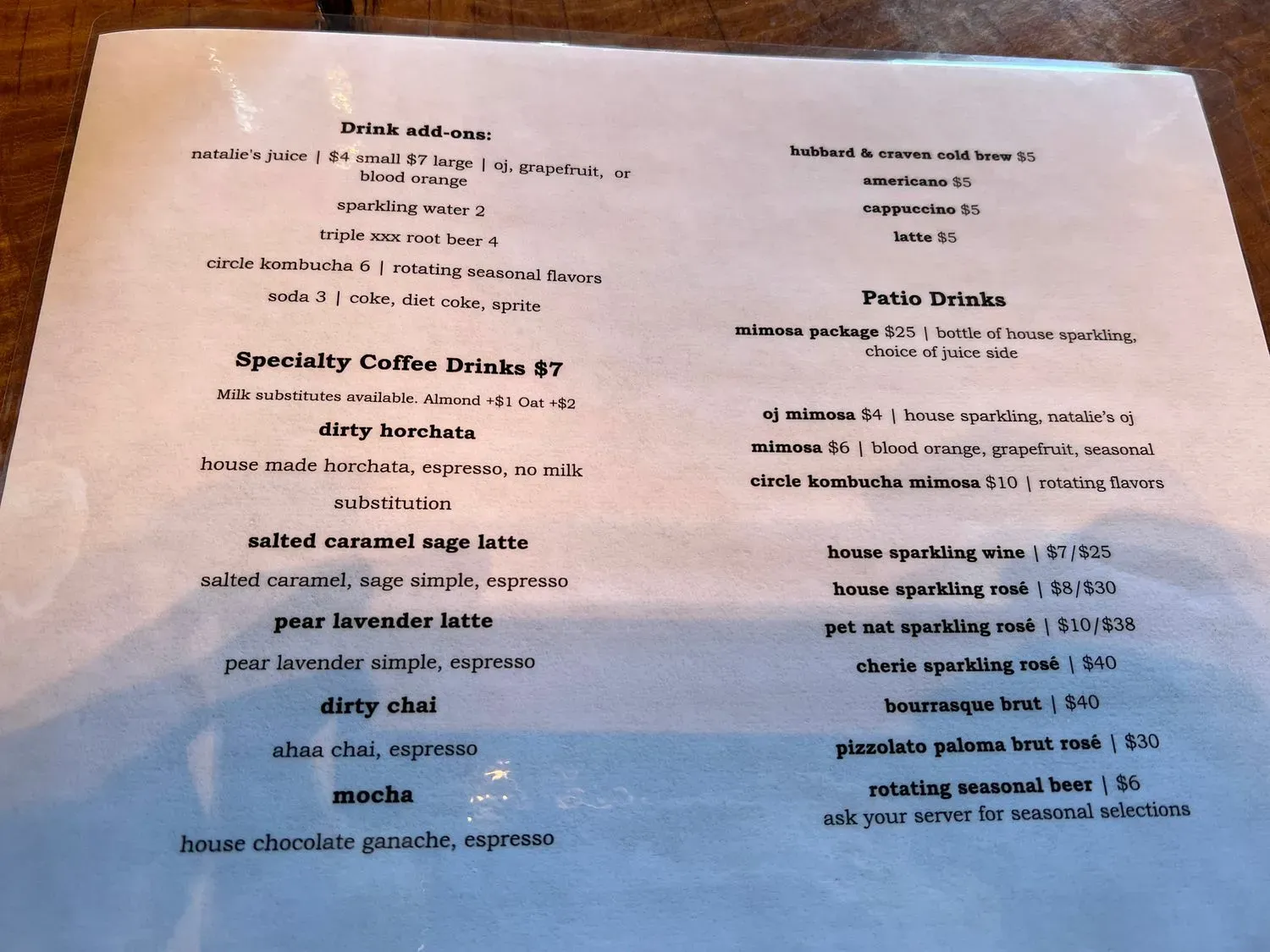 Menu 4