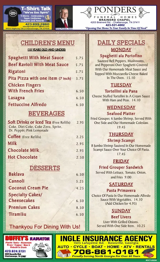 Menu 4