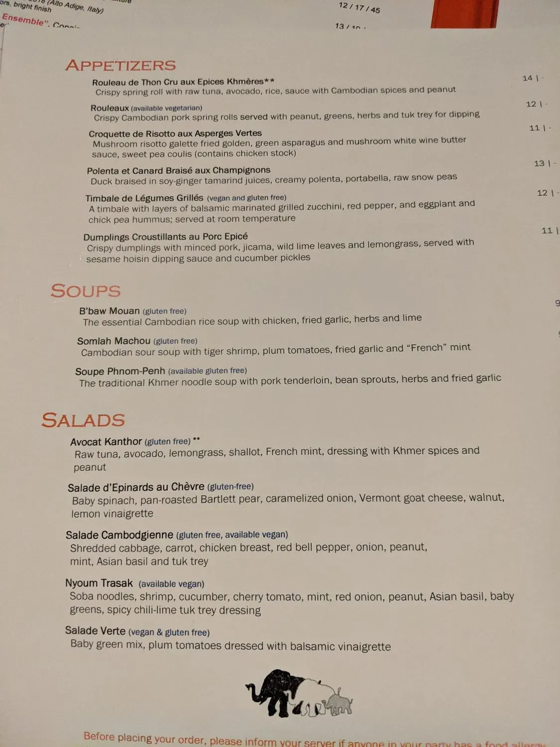 Menu 4