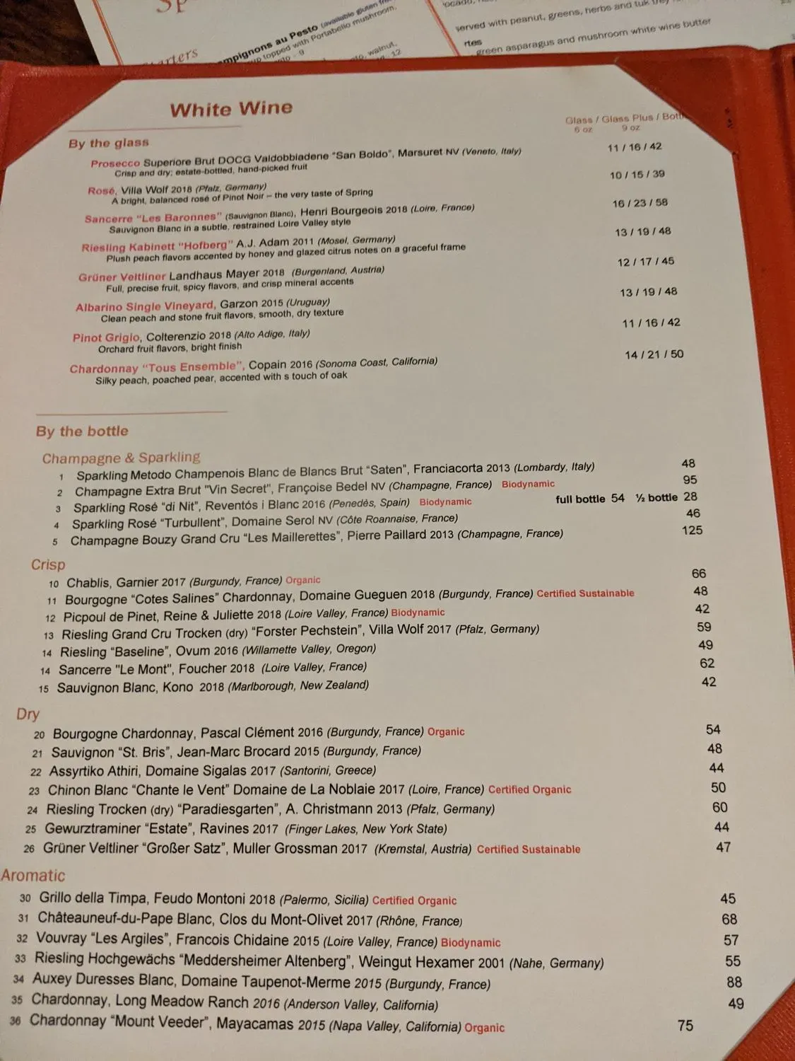 Menu 4