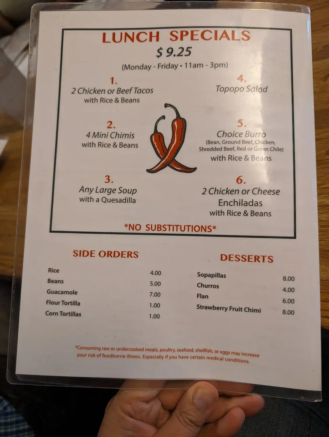 Menu 6