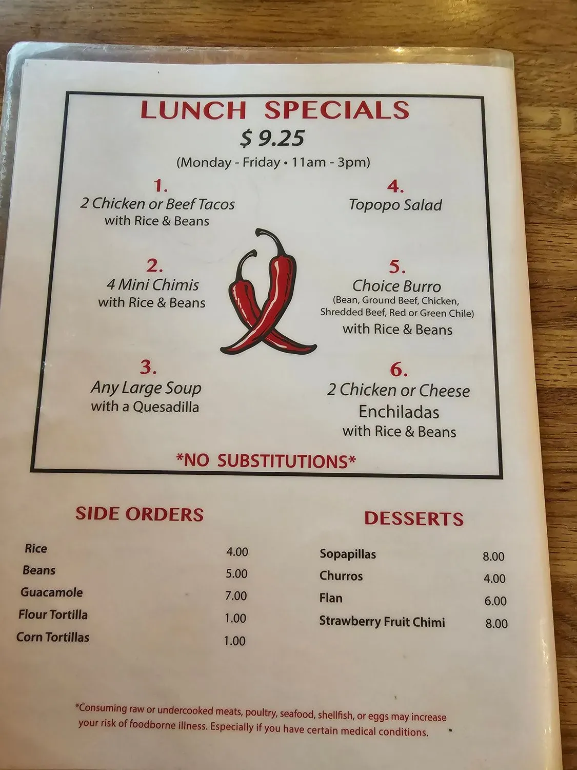 Menu 4