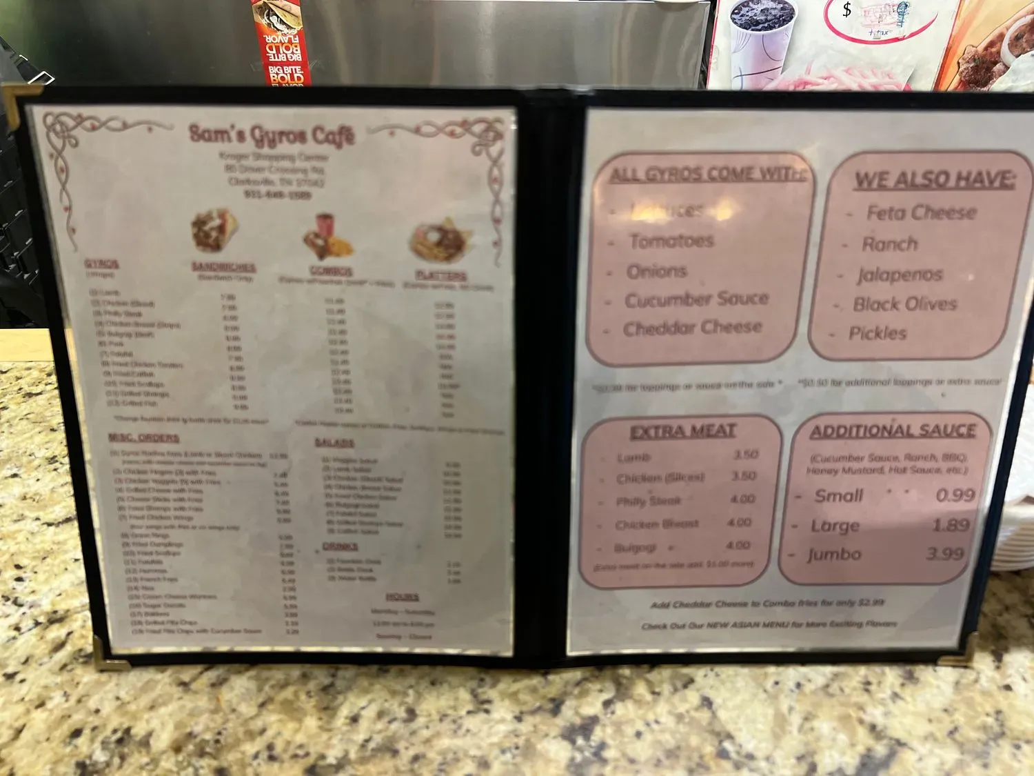 Menu 4