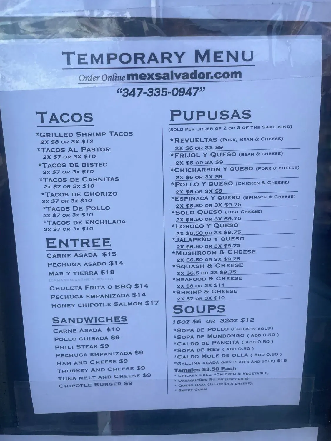 Menu 3