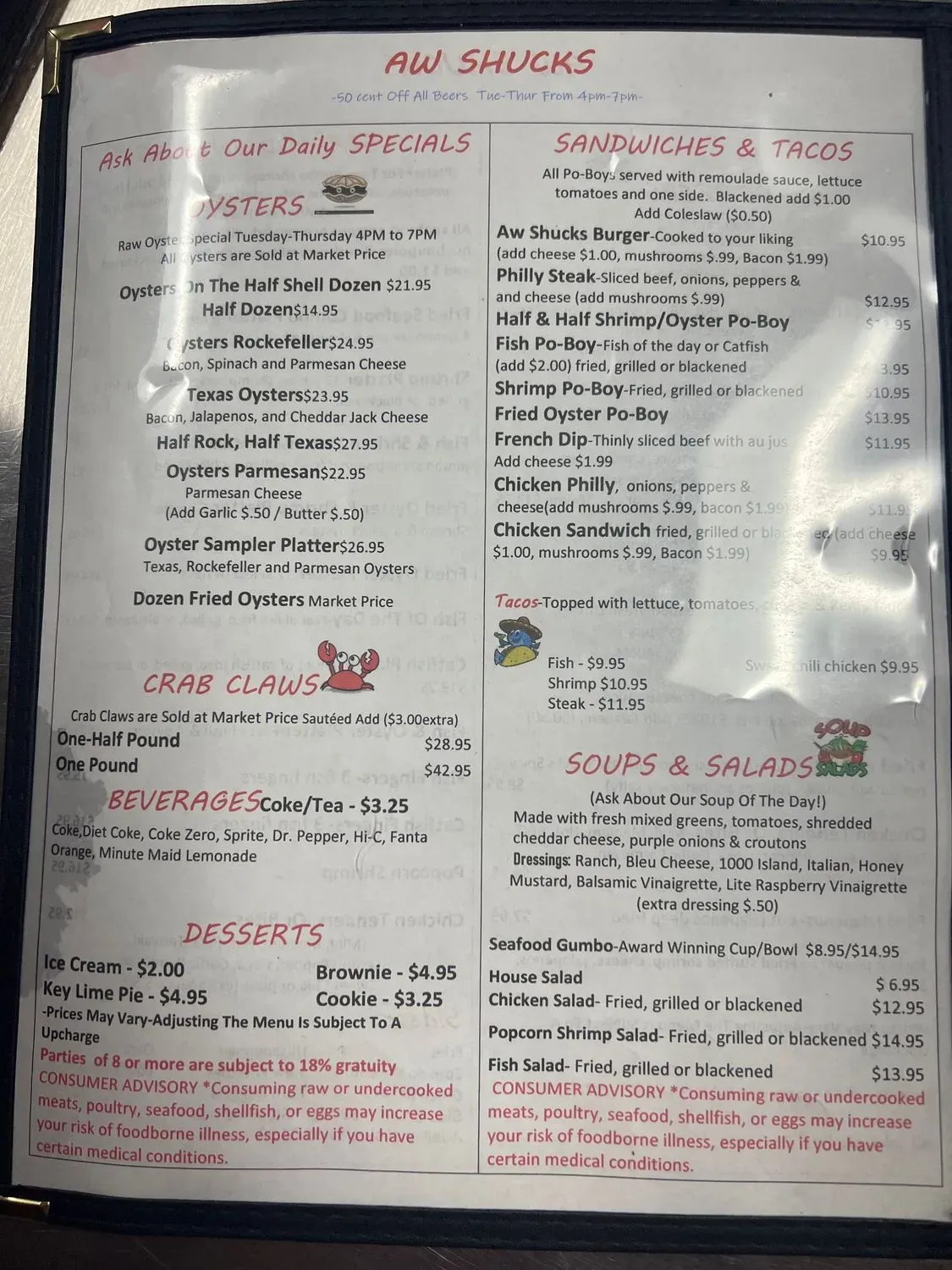 Menu 3