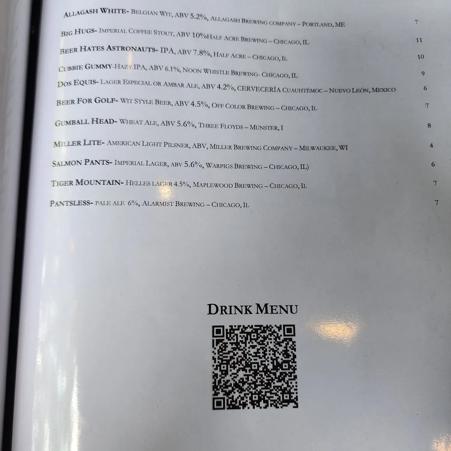 Menu 3