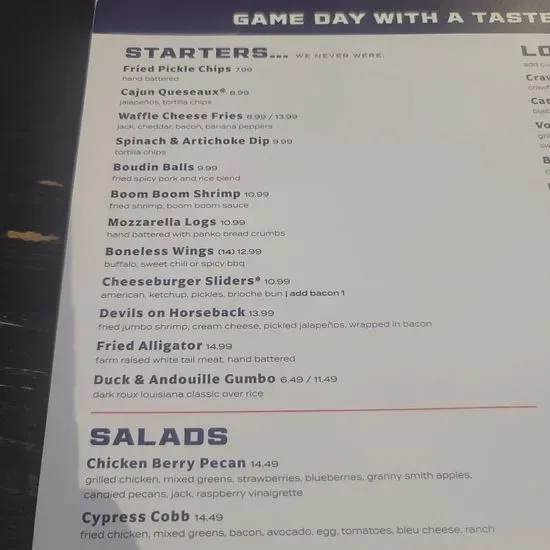 Menu 4