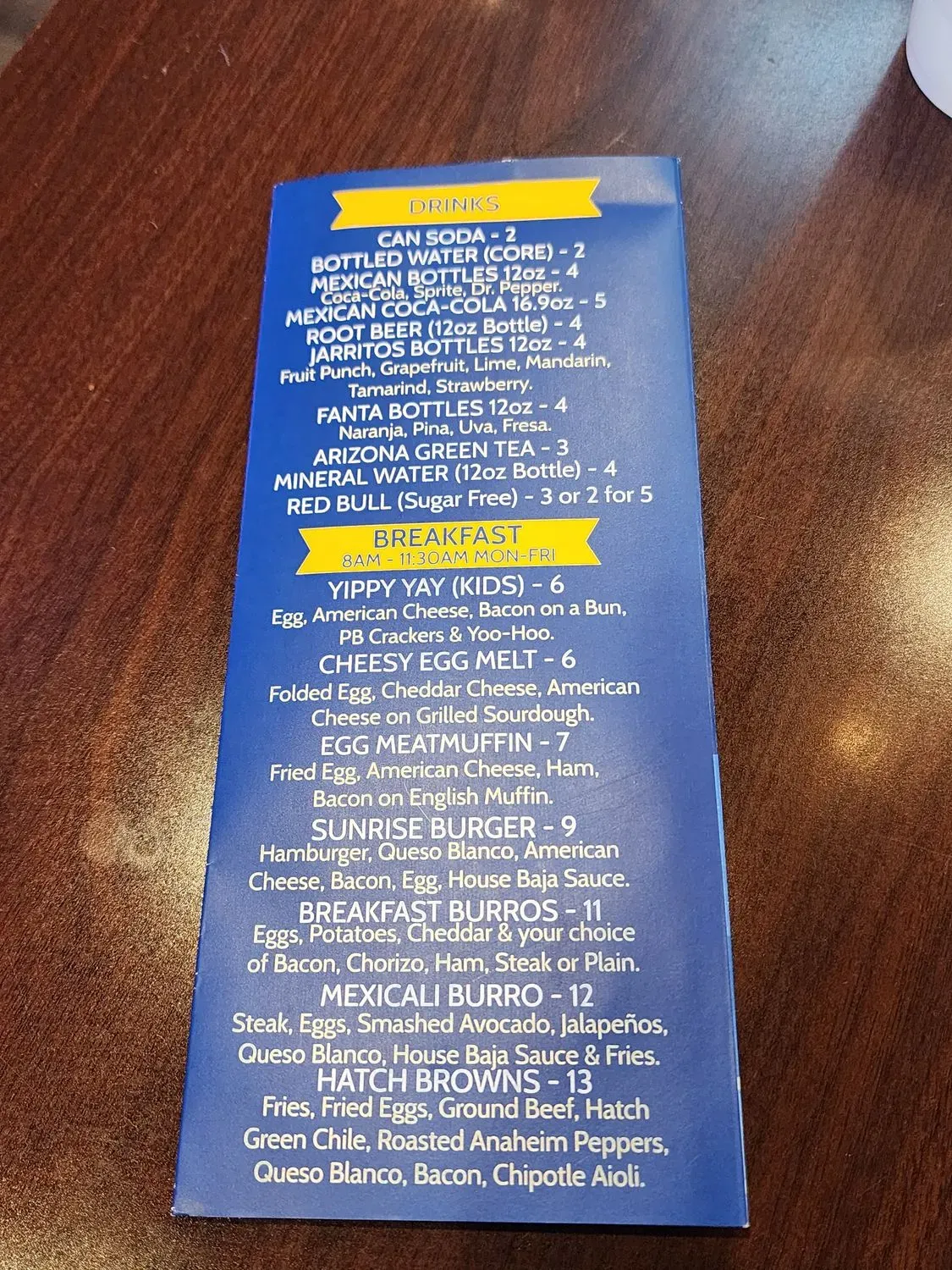 Menu 6