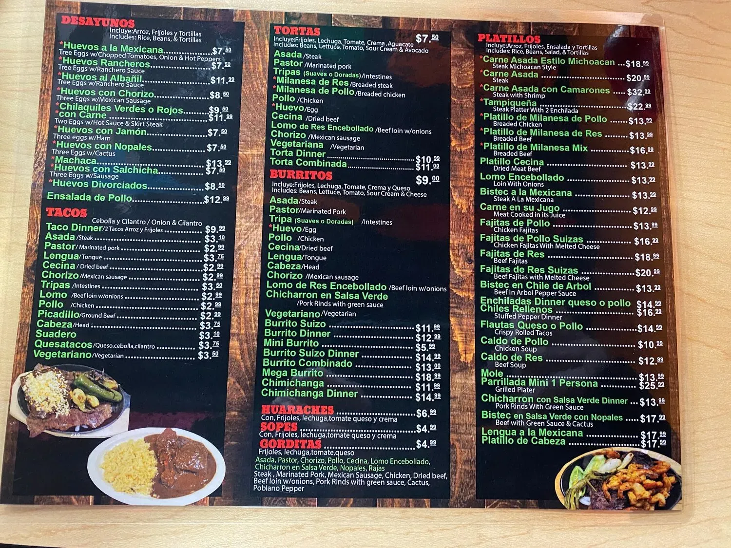 Menu 2