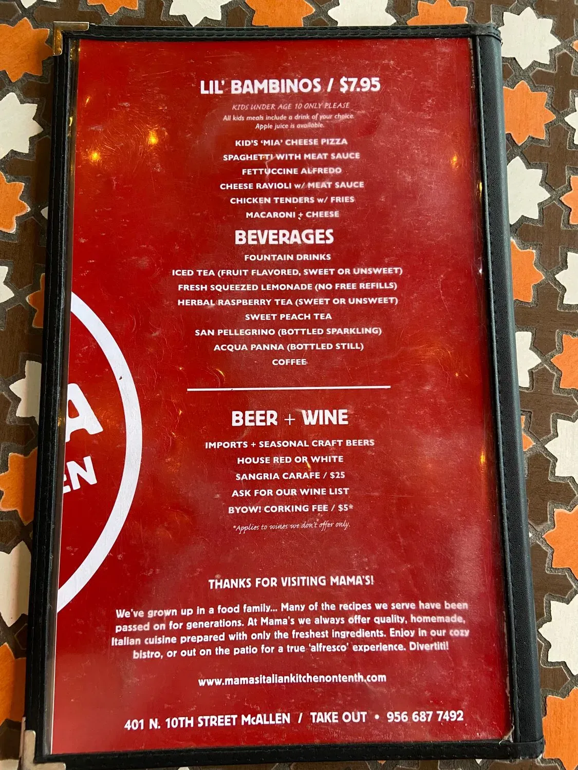 Menu 3