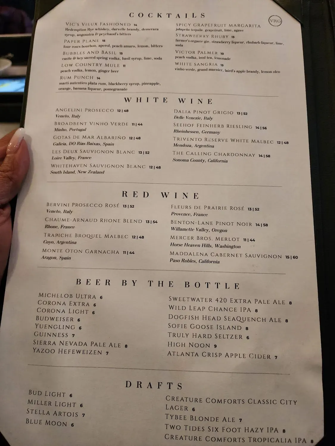 Menu 5